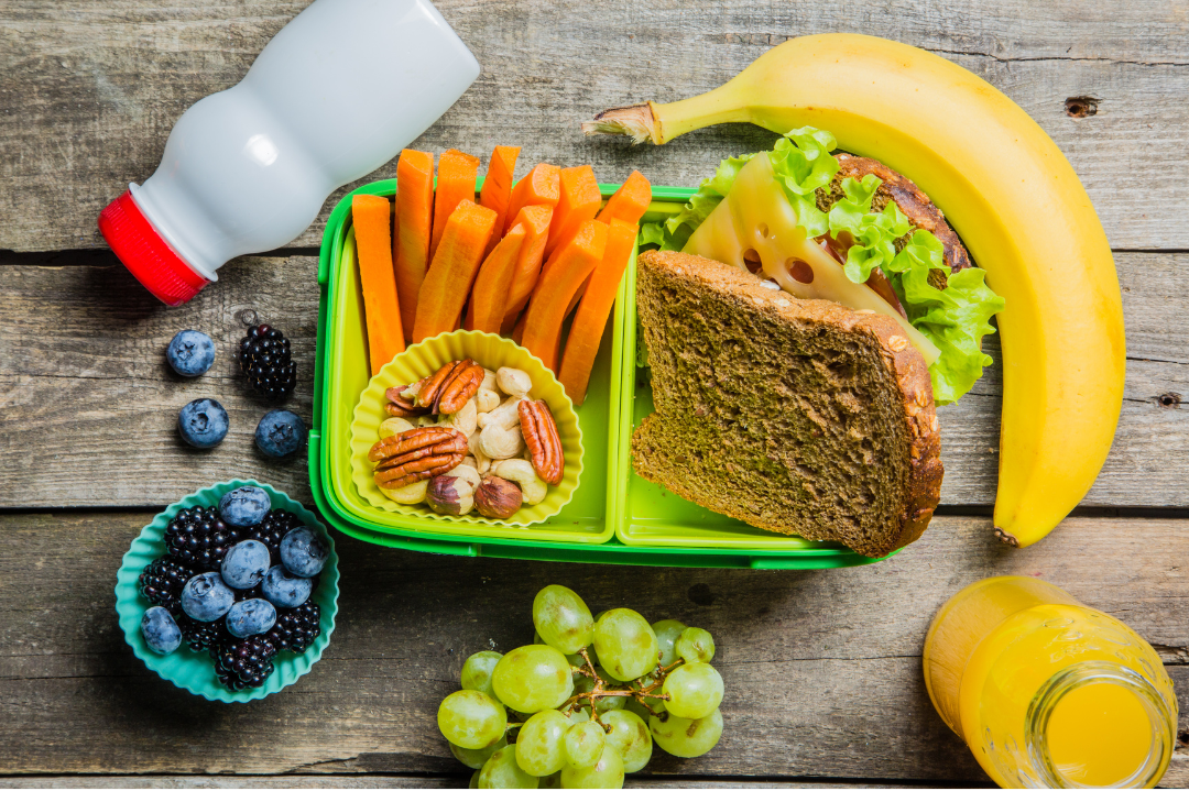 Healthy school lunch box